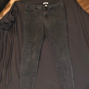 Faded Black Skinny Jeans